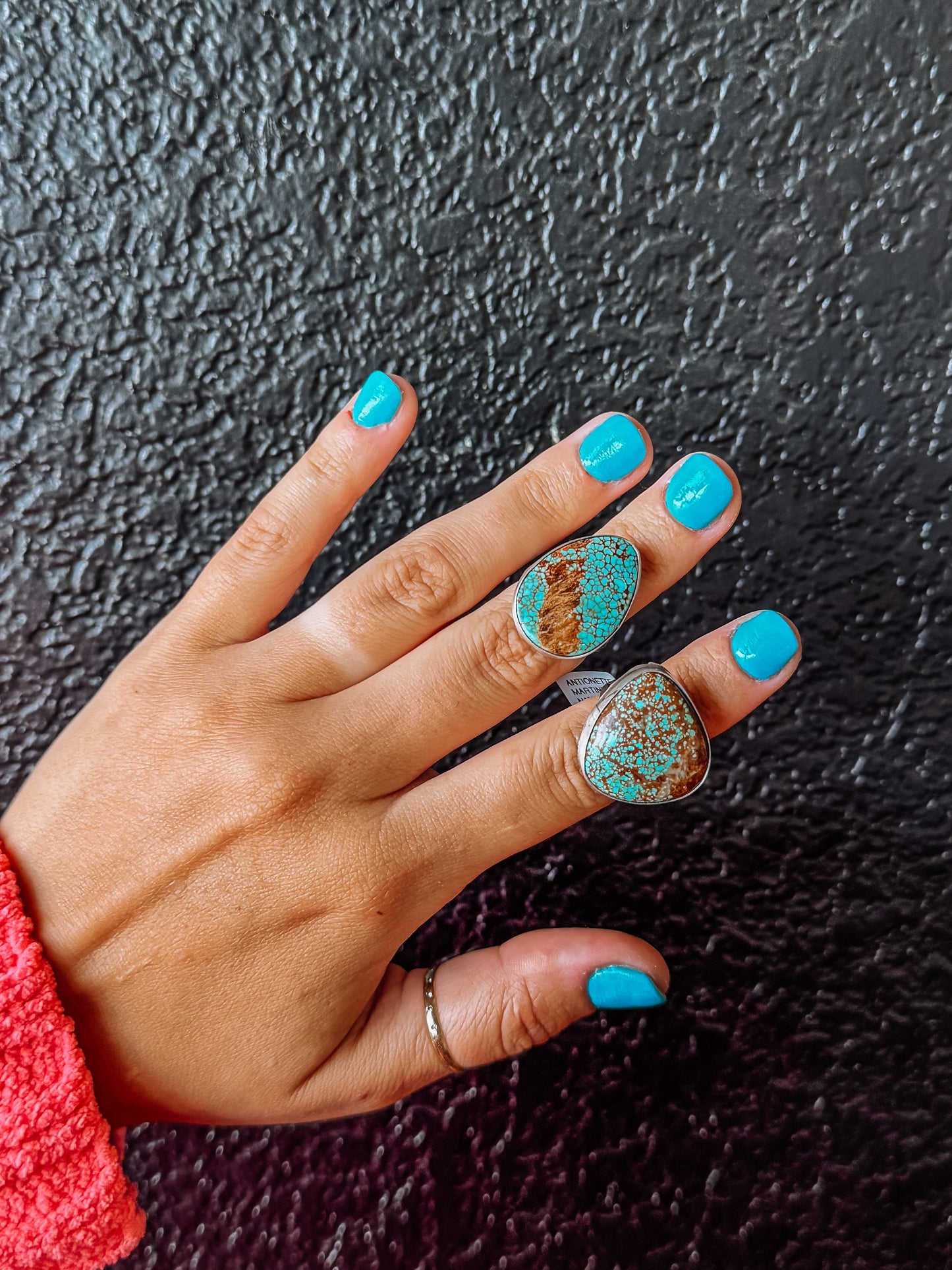 Hefty #8 Turquoise Ring