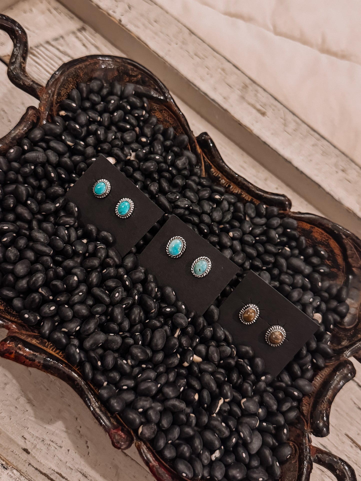 Little Man Turquoise Earrings