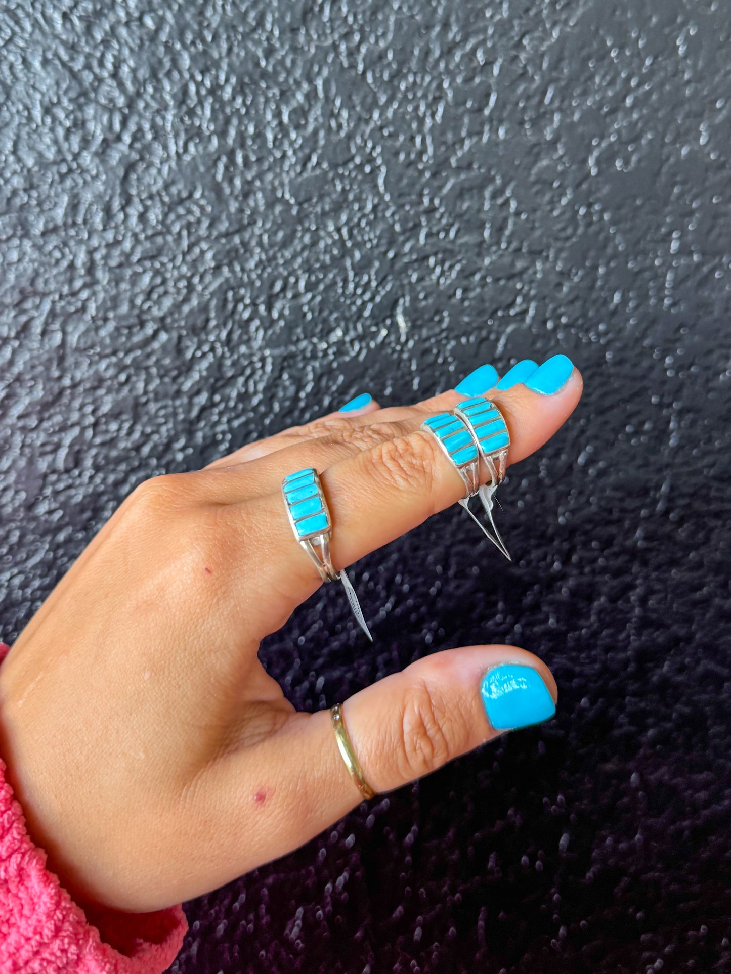 Bad Hoss Zuni Turquoise Ring