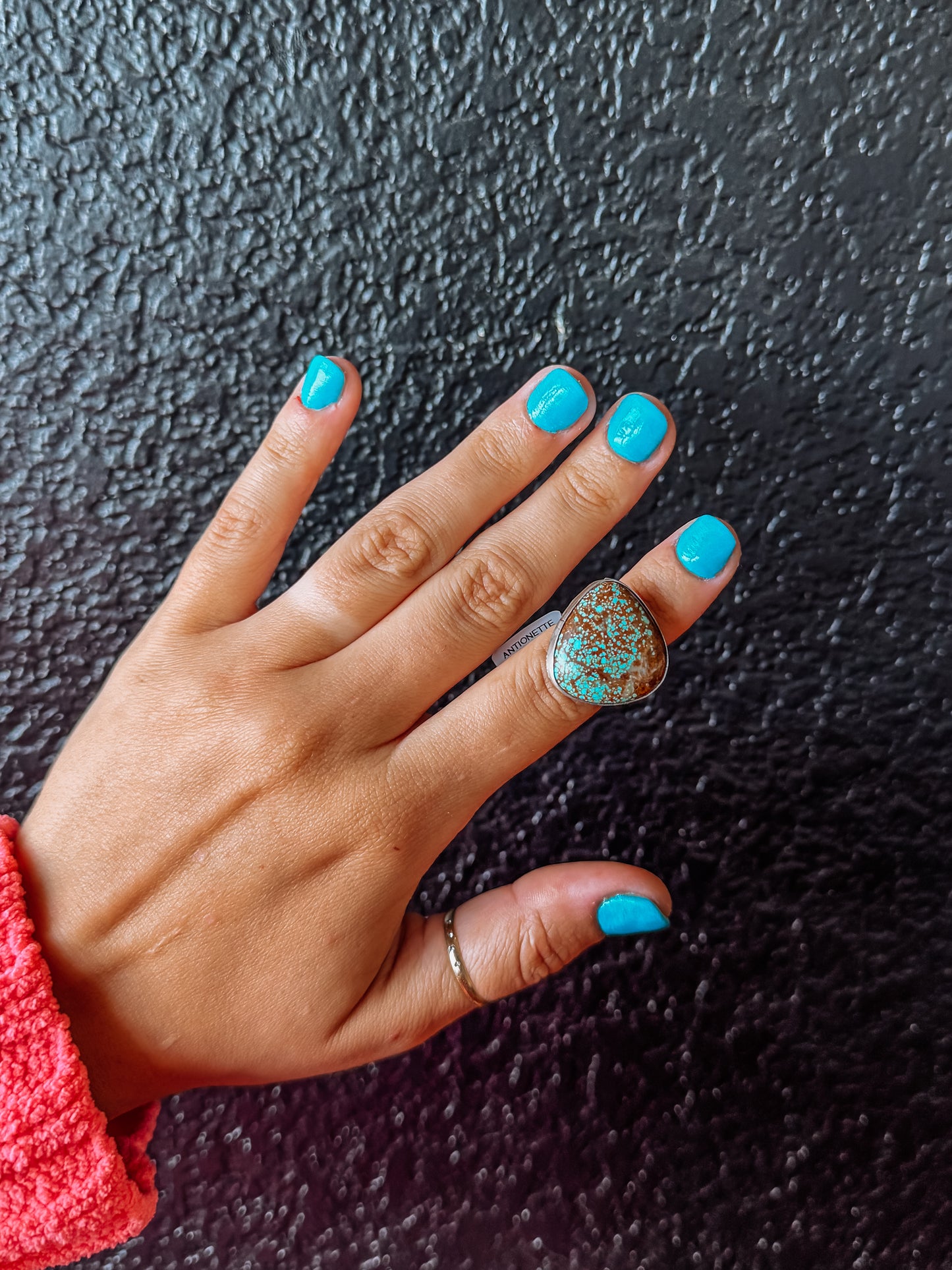 Hefty #8 Turquoise Ring