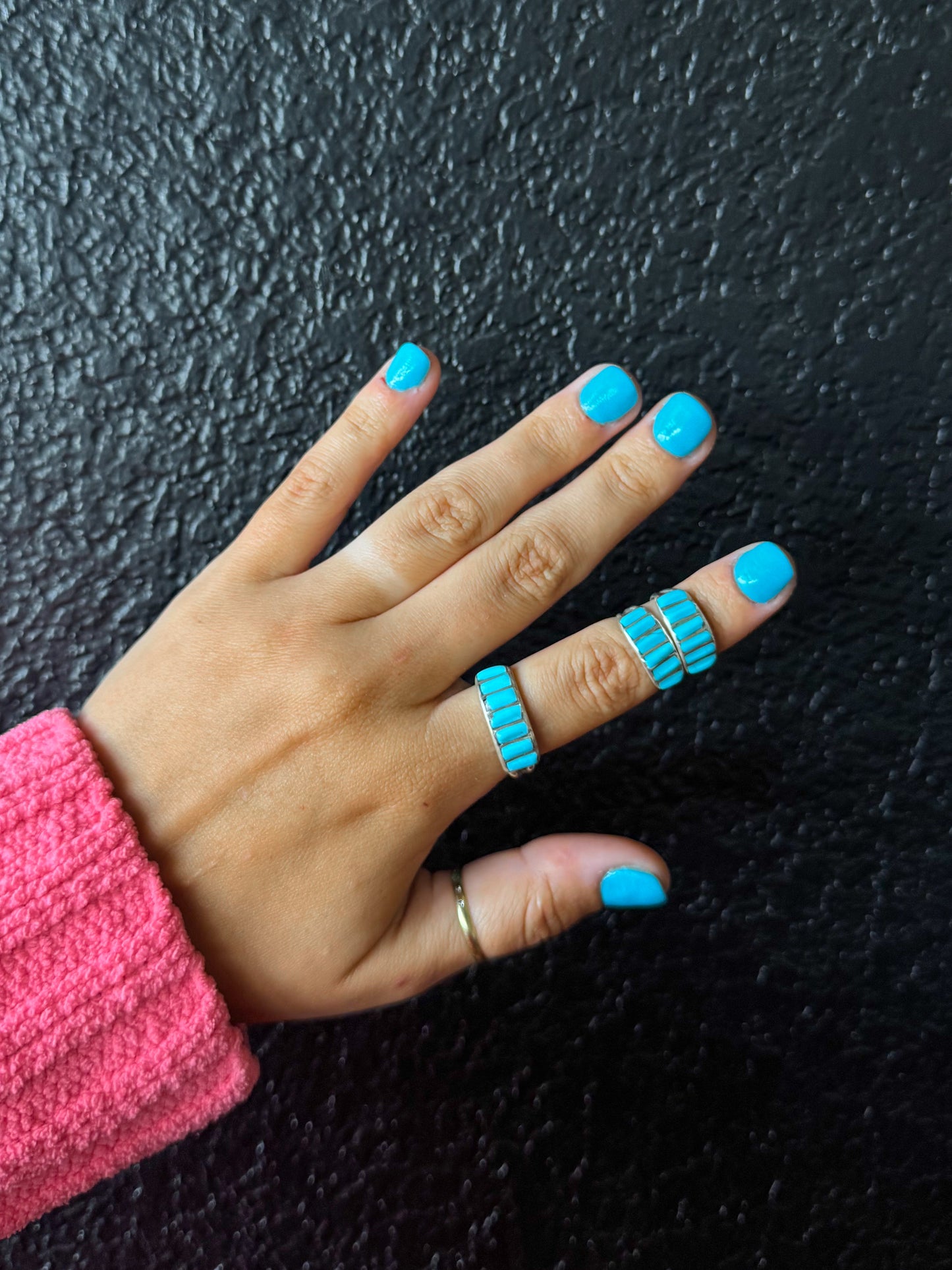 Bad Hoss Zuni Turquoise Ring