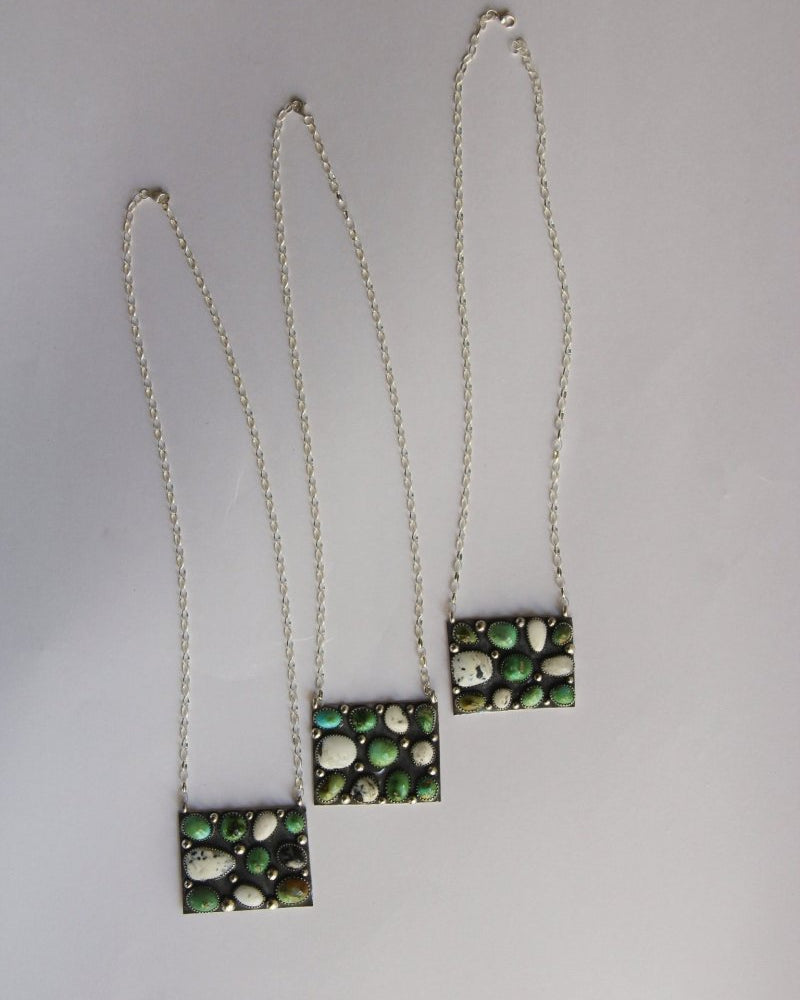 Alcova Sonoran Gold + White Buffalo Necklace - Horseshoe J & Co.