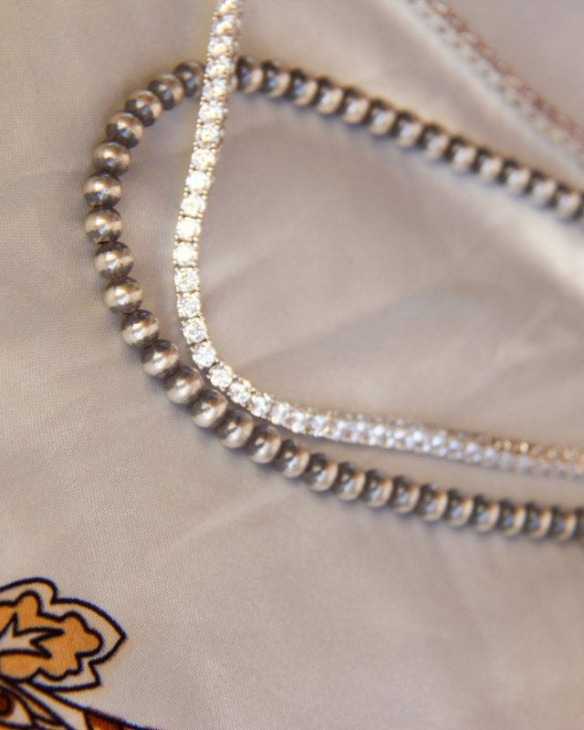 Boulder 3mm Diamond Tennis Necklace - Horseshoe J & Co.
