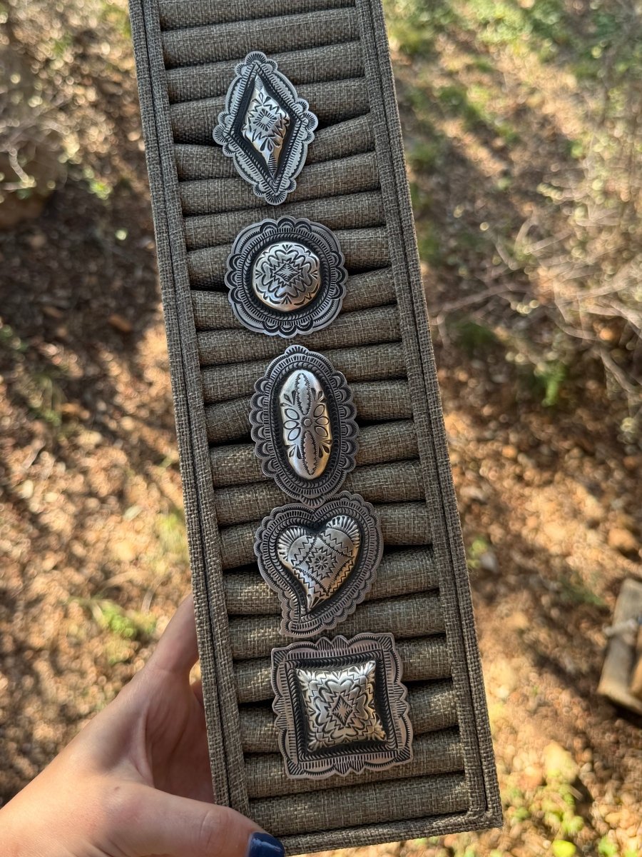 Cascade Concho Adjustable Ring - Horseshoe J & Co.