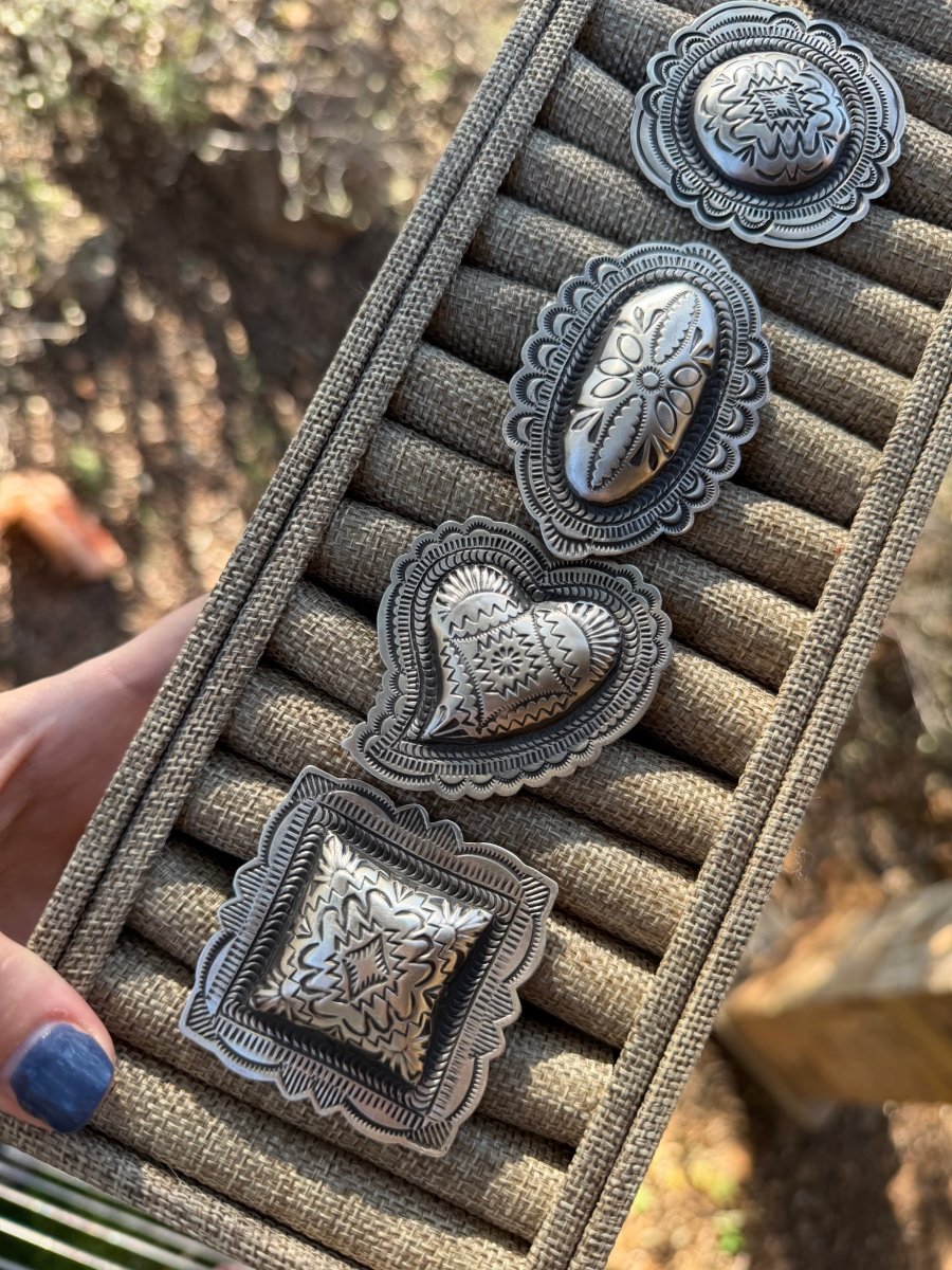 Cascade Concho Adjustable Ring - Horseshoe J & Co.