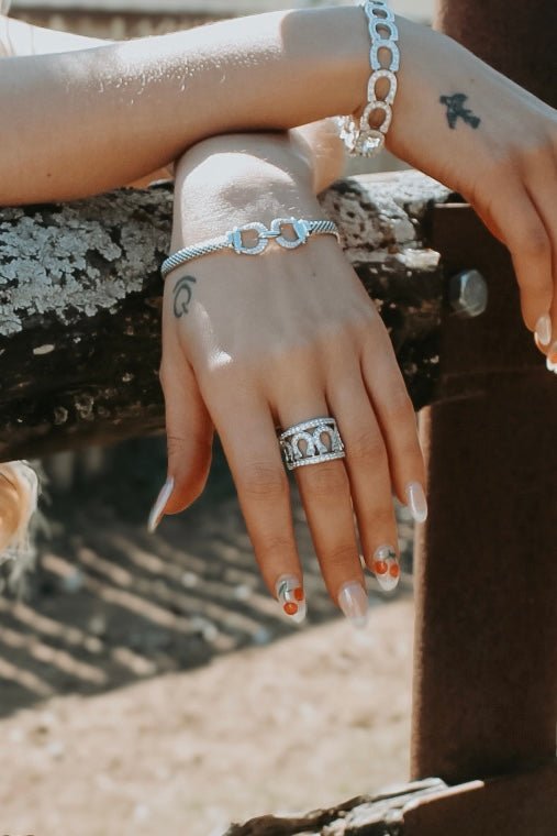 Cowgirl Luxe All - Around Horseshoe Ring - Horseshoe J & Co.