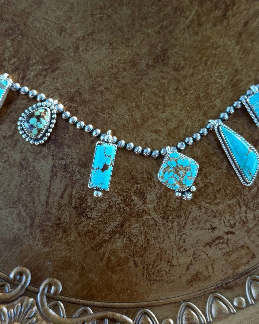 Drake Turquoise Hook Necklace Pendant - Horseshoe J & Co.