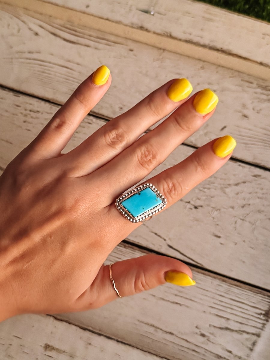 Frankston Turquoise Ring - Horseshoe J & Co.