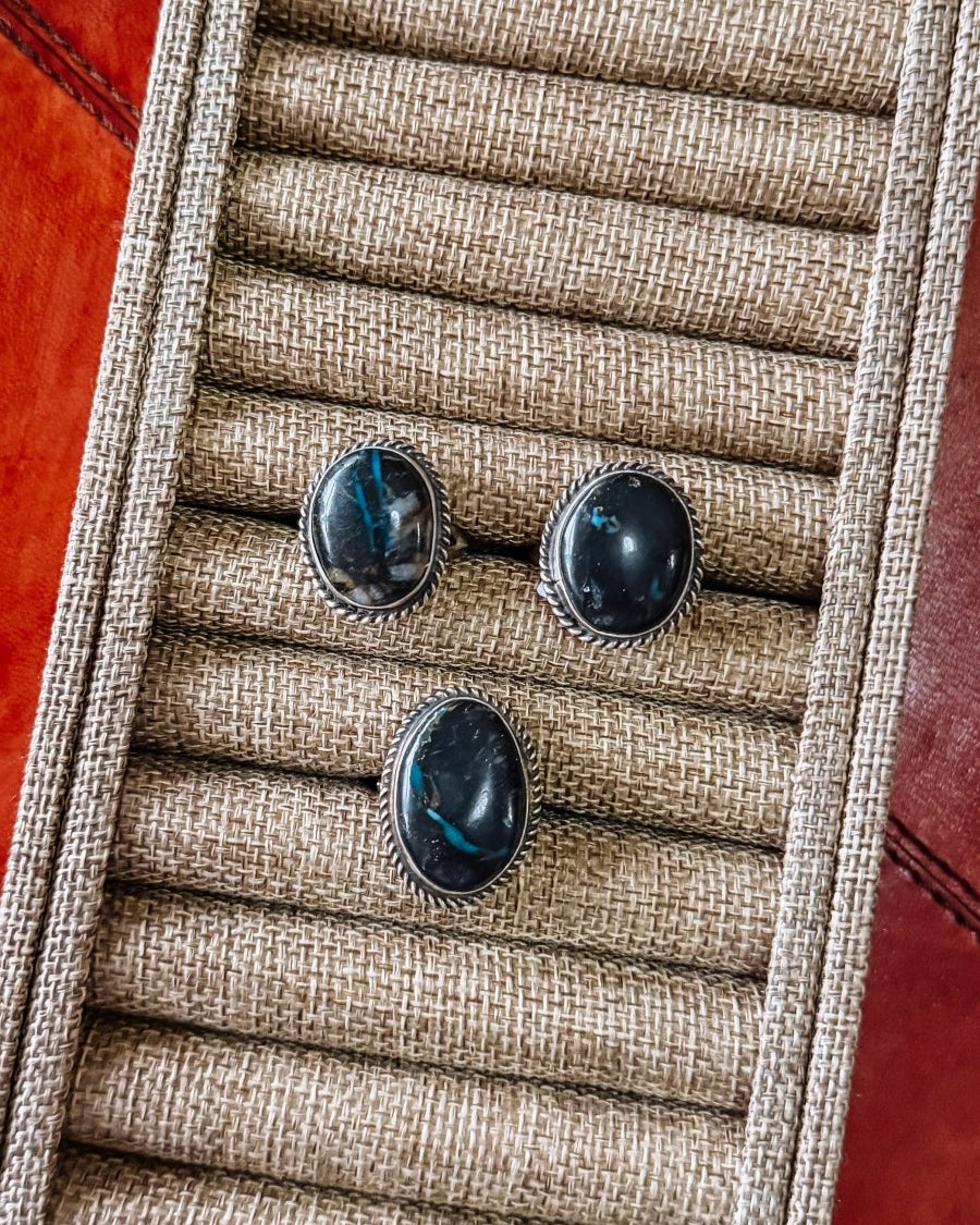 Gadsden Blue Moon Turquoise Adjustable Ring - Horseshoe J & Co.