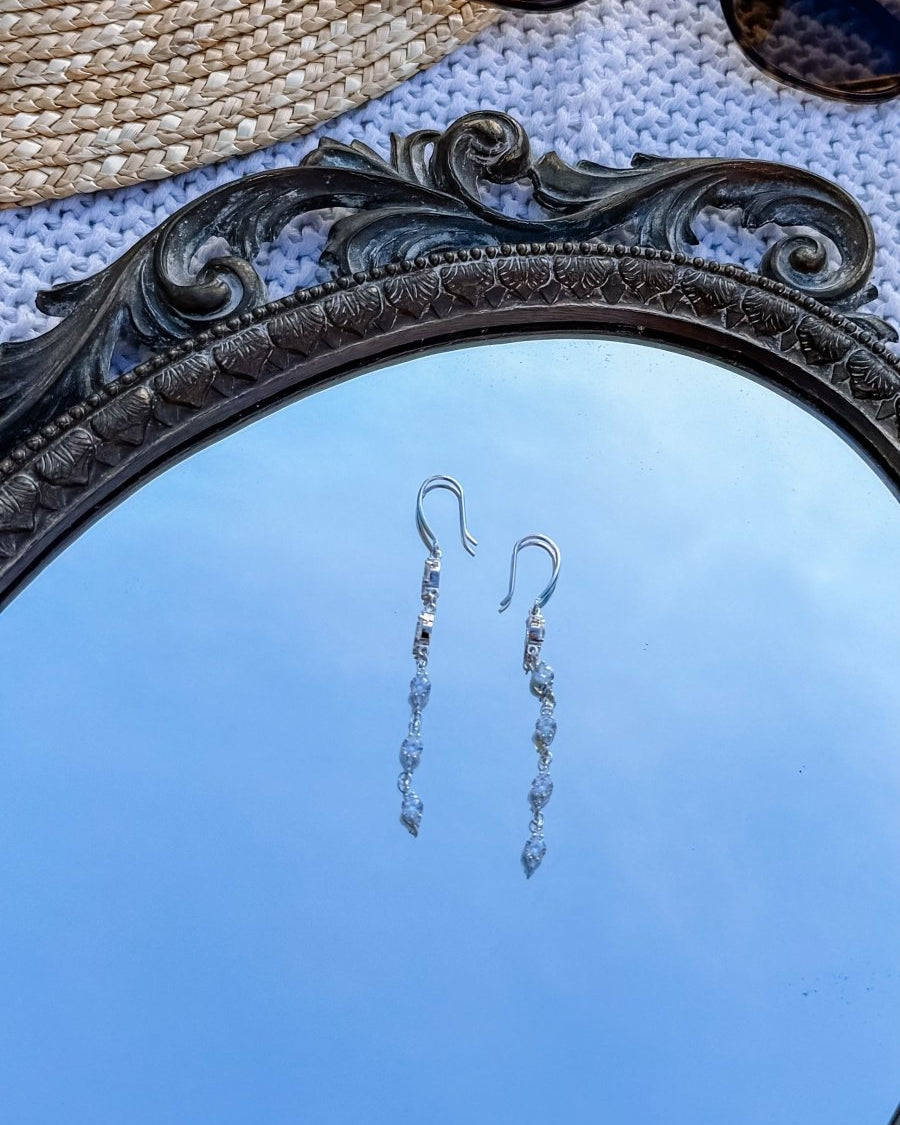 Geyser CZ Drop Earrings - Horseshoe J & Co.