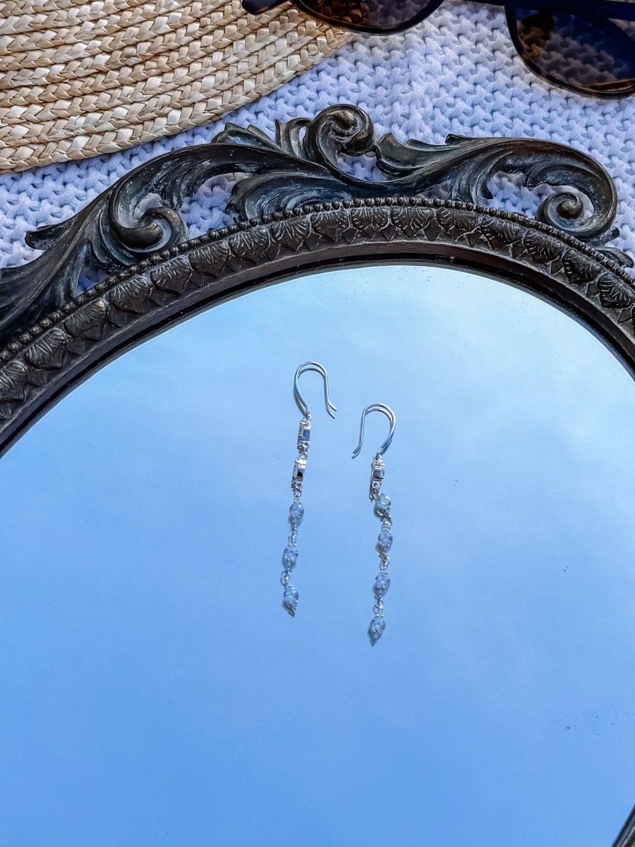 Geyser CZ Drop Earrings - Horseshoe J & Co.