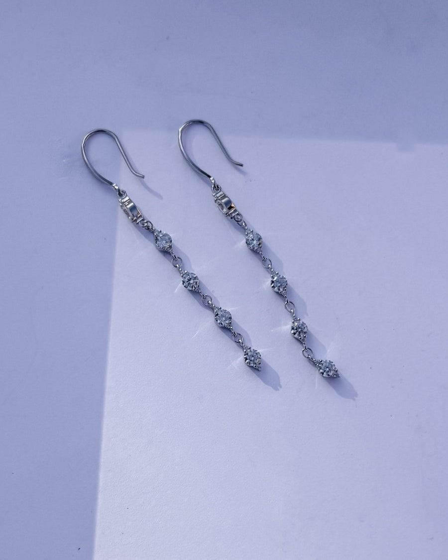 Geyser CZ Drop Earrings - Horseshoe J & Co.