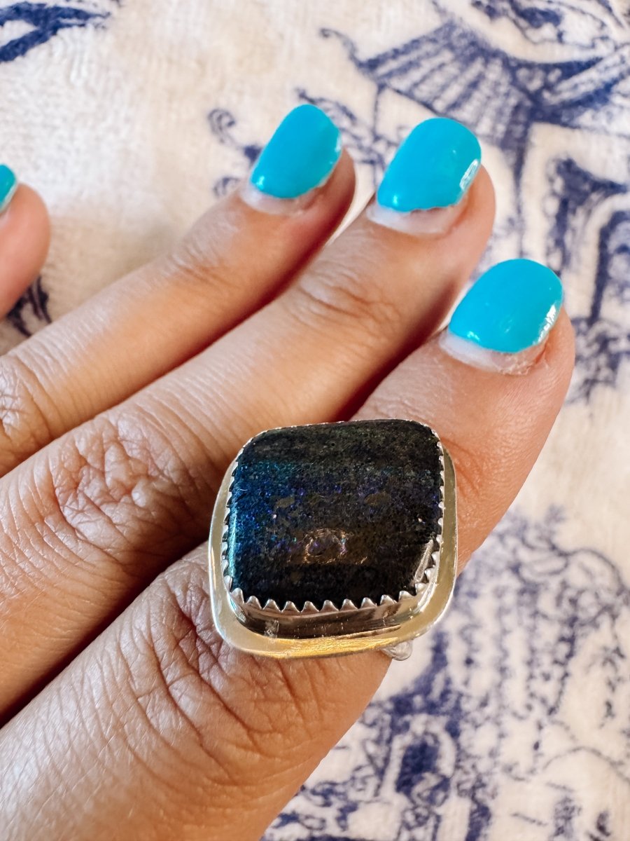 Gunter Labradorite Ring - ring - Horseshoe J & Co.