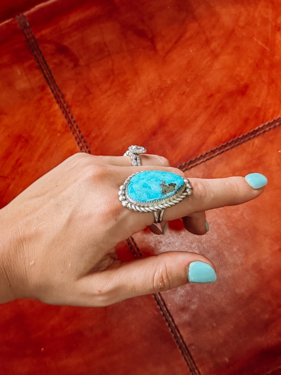 Hackberry Royston Turquoise Ring - 2 - Horseshoe J & Co.