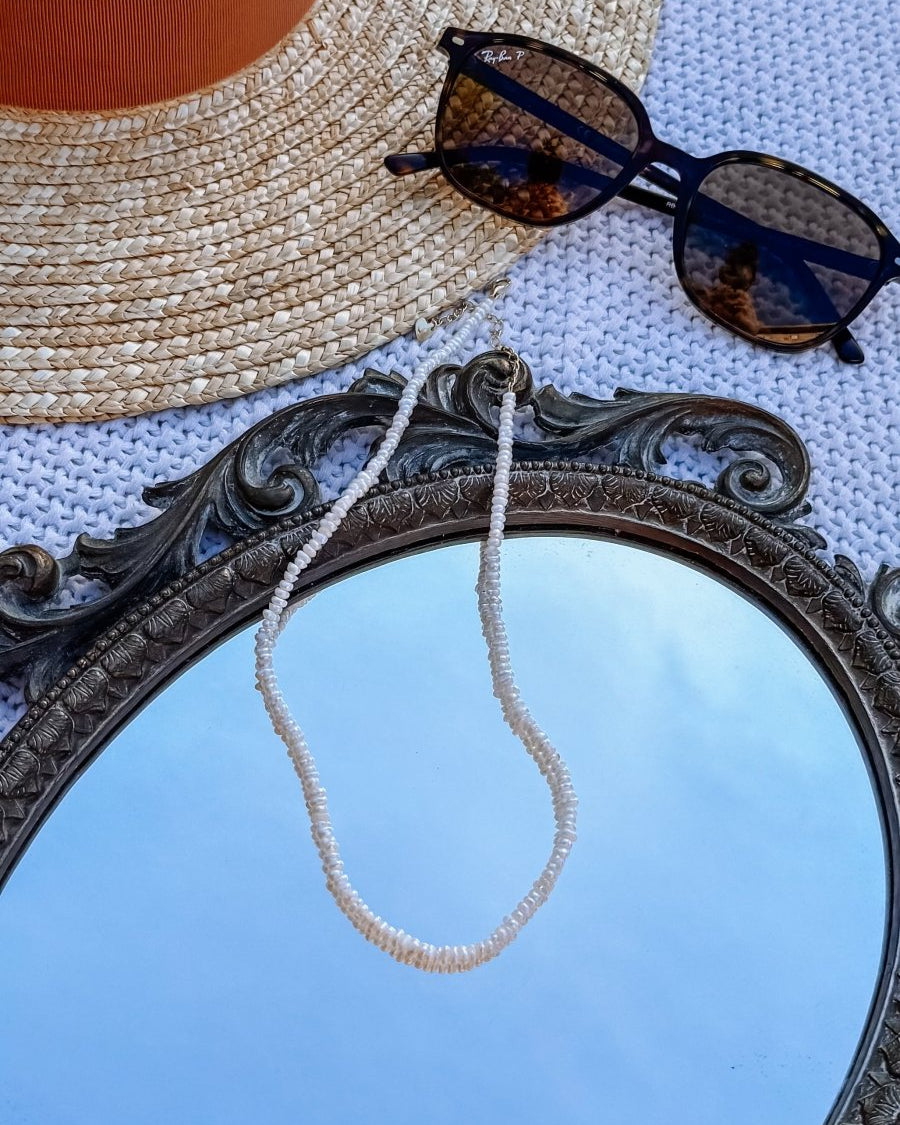Kila Freshwater Beaded Pearl Necklace - Horseshoe J & Co.