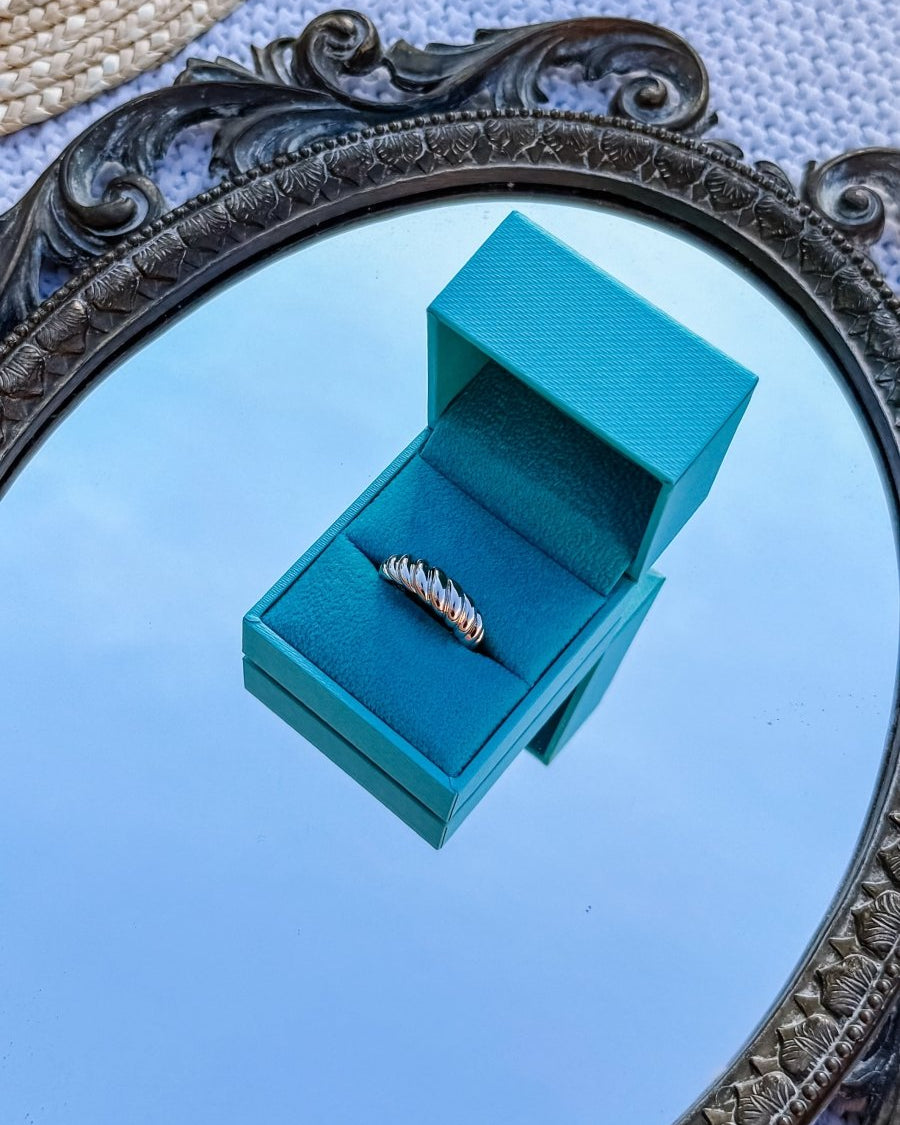Ledger Croissant Ring - Horseshoe J & Co.