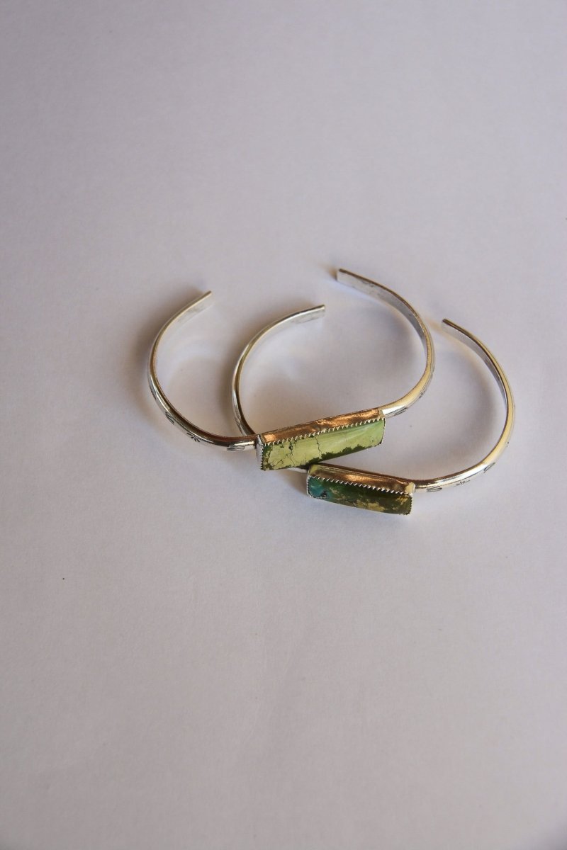 Lingle Turquoise Bar Cuff - Horseshoe J & Co.