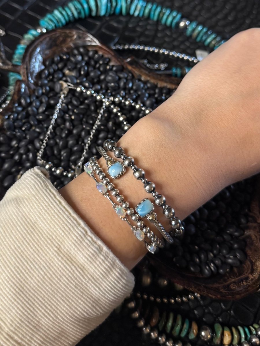 Mecate Pearl Bracelet - Horseshoe J & Co.