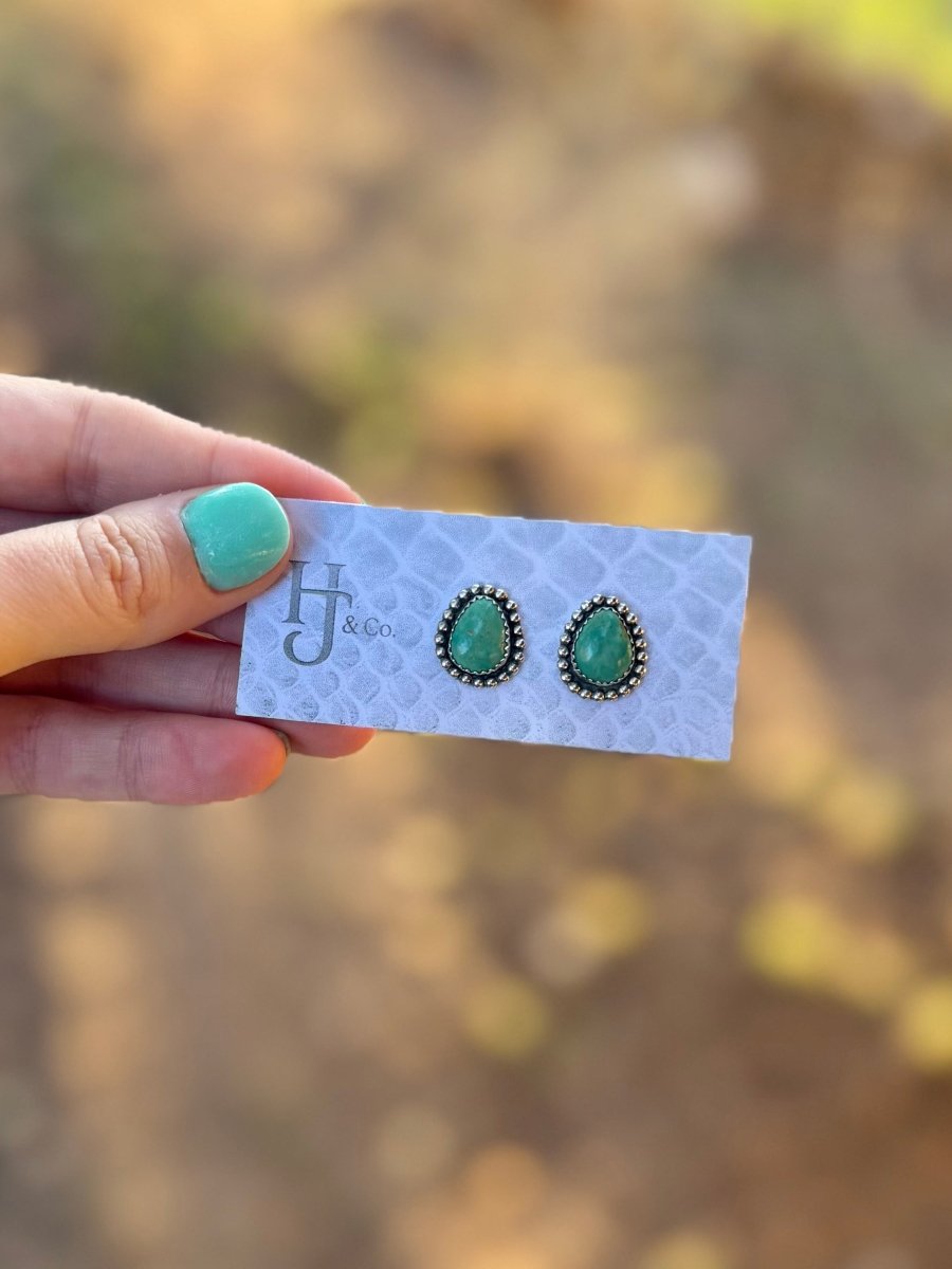 Mescal Turquoise Earrings - Horseshoe J & Co.