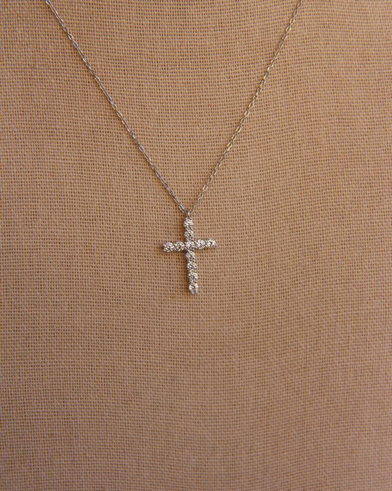 Missoula Large Studded Cross Necklace - Horseshoe J & Co.