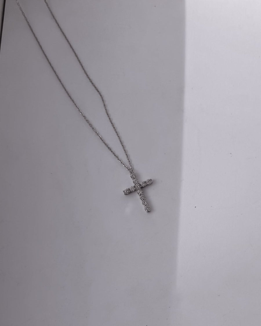 Missoula Large Studded Cross Necklace - Horseshoe J & Co.