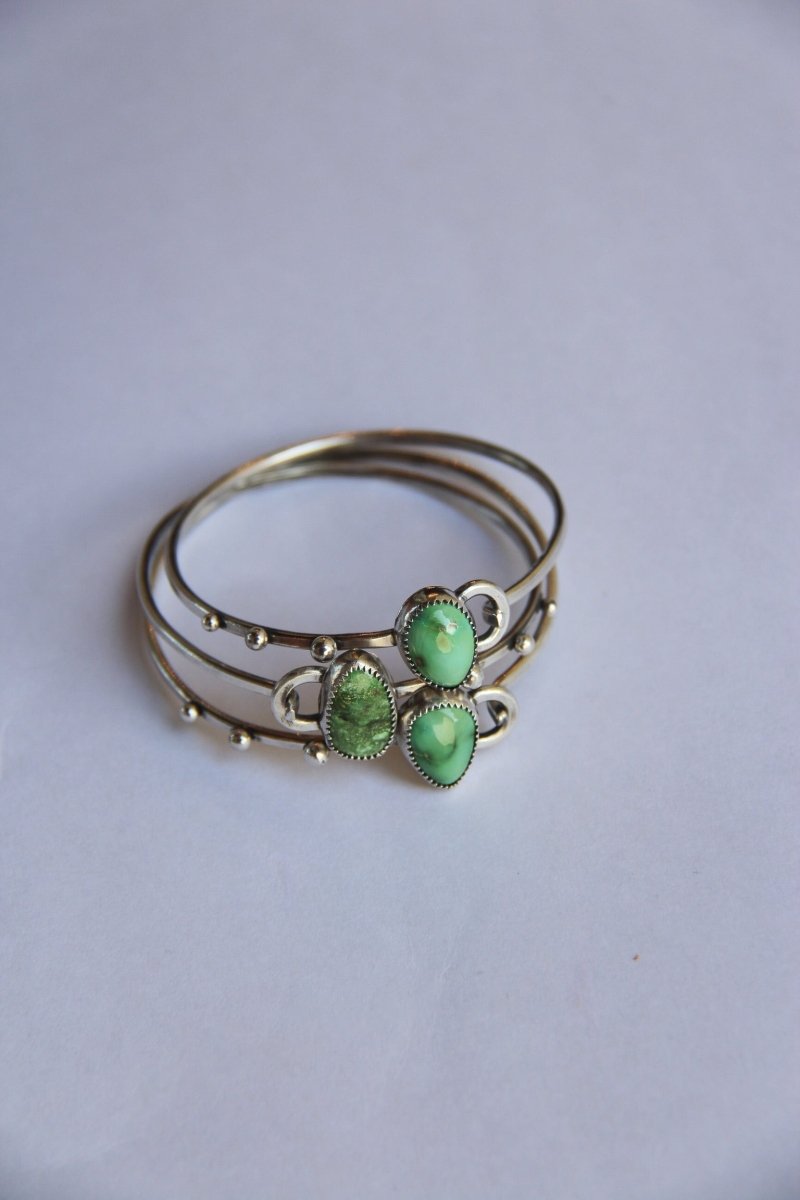 Poston Emerald Valley Turquoise Bangle - Horseshoe J & Co.