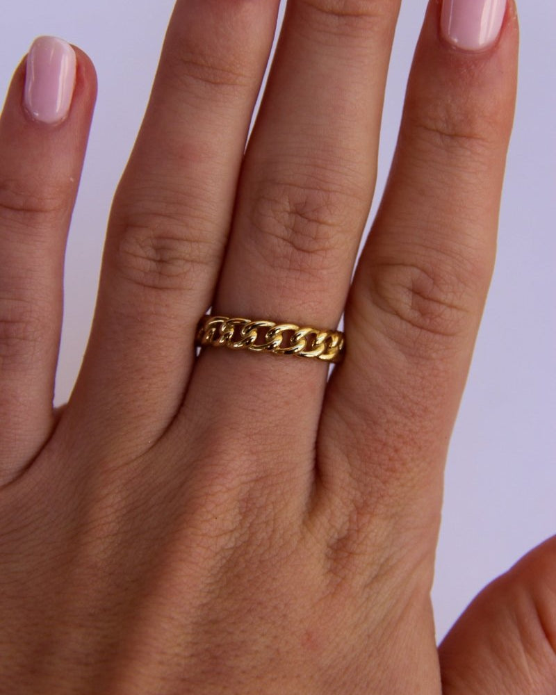 Simms Plain Chain Ring - Horseshoe J & Co.