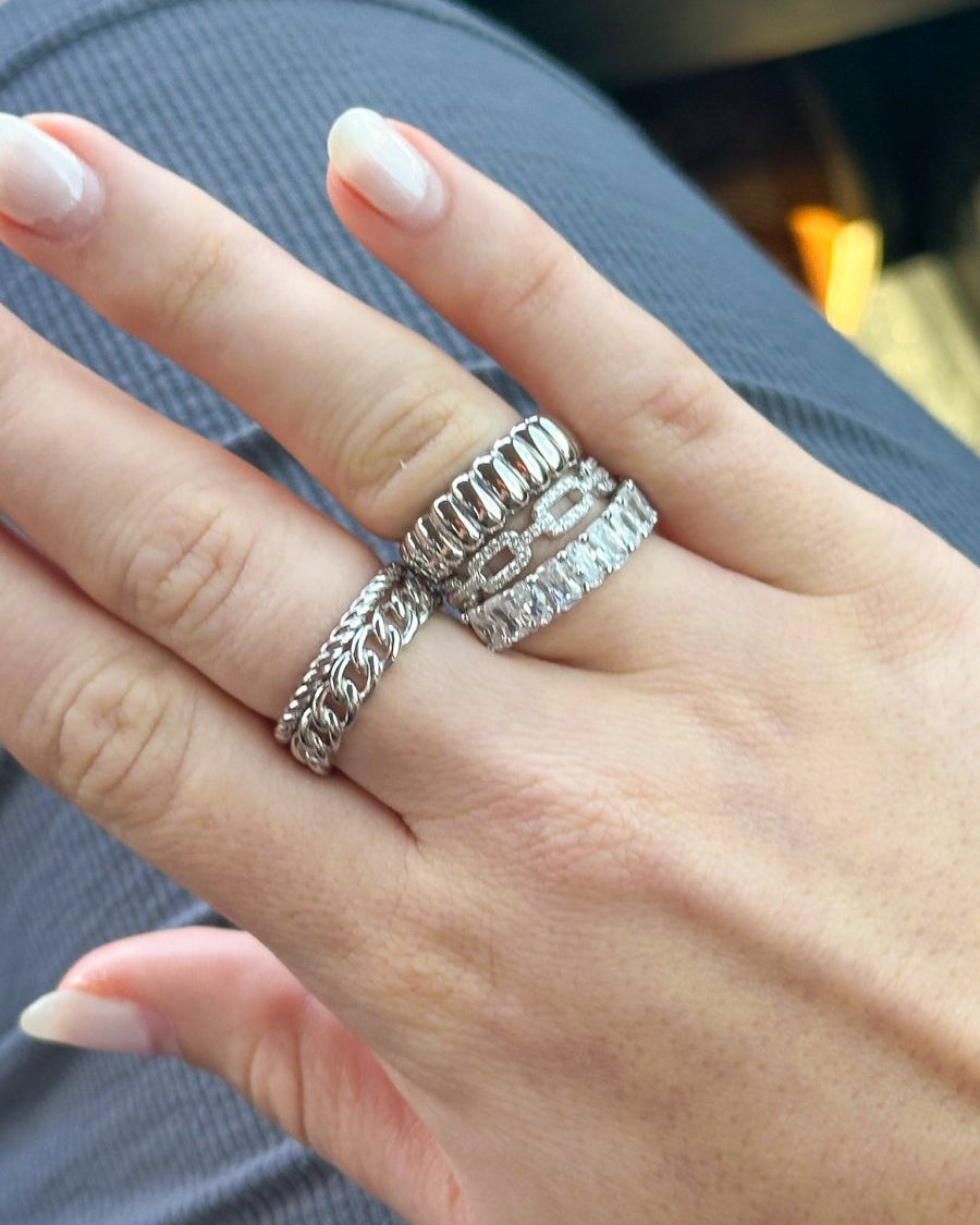 Simms Plain Chain Ring - Horseshoe J & Co.