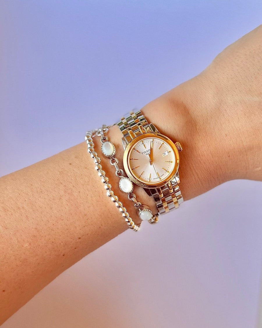 Sussex Sterling Silver Pearl Bracelet - Horseshoe J & Co.