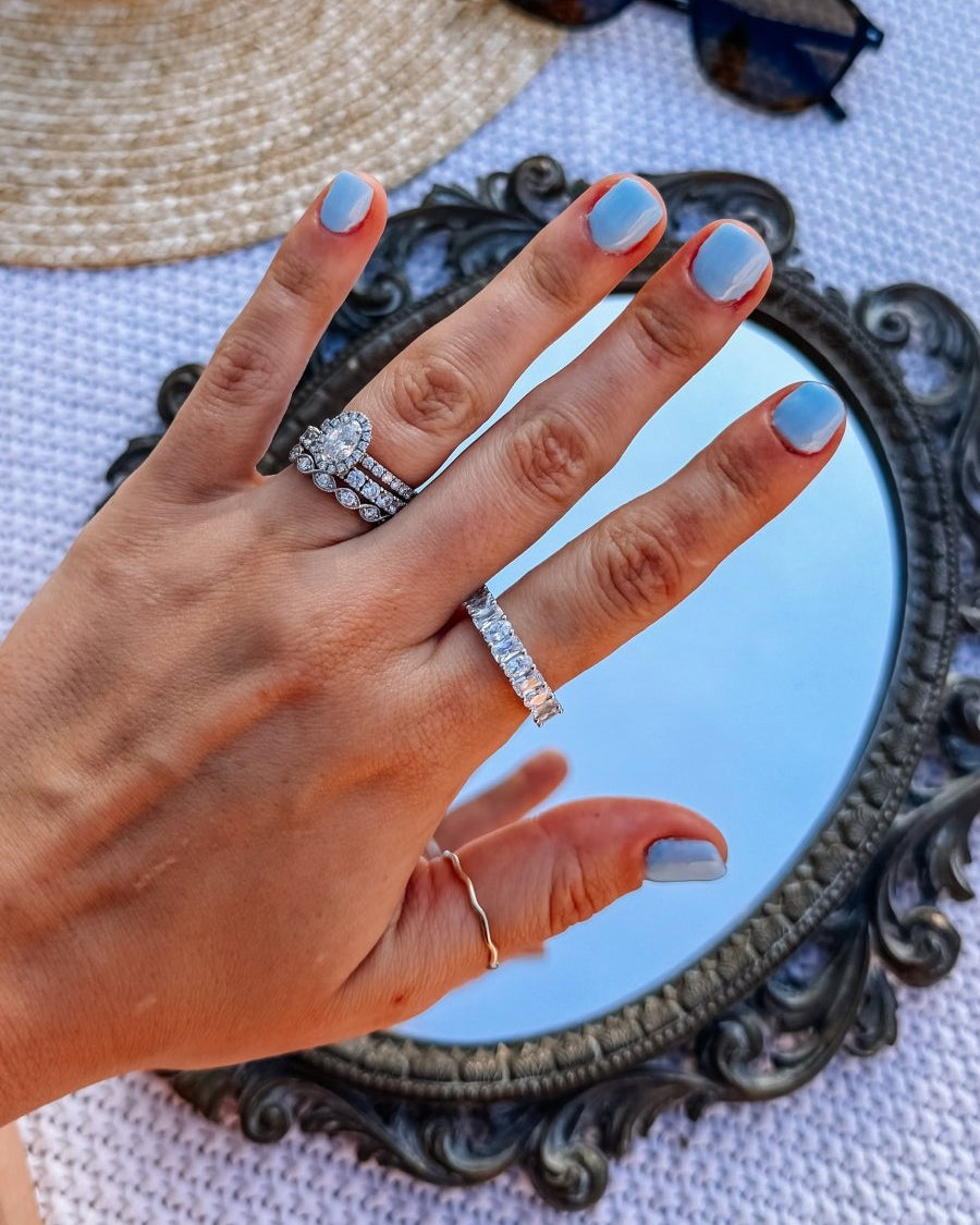 Terry CZ Ring - Horseshoe J & Co.