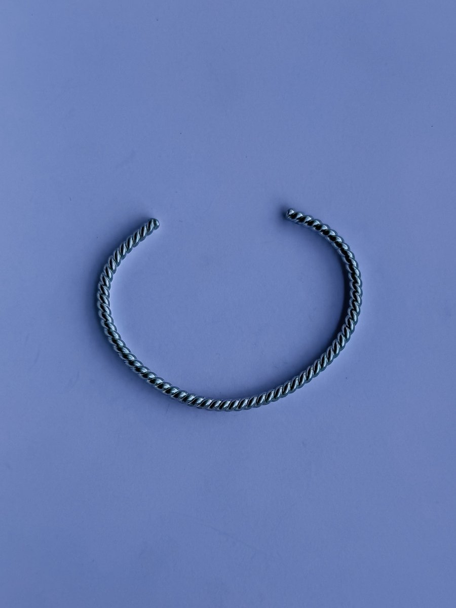 Trent Silver Twist Cuff - Horseshoe J & Co.