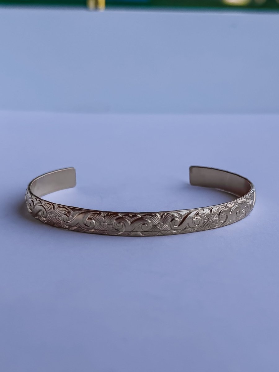 Votaw Gold Filled Patterned Cuff - Horseshoe J & Co.
