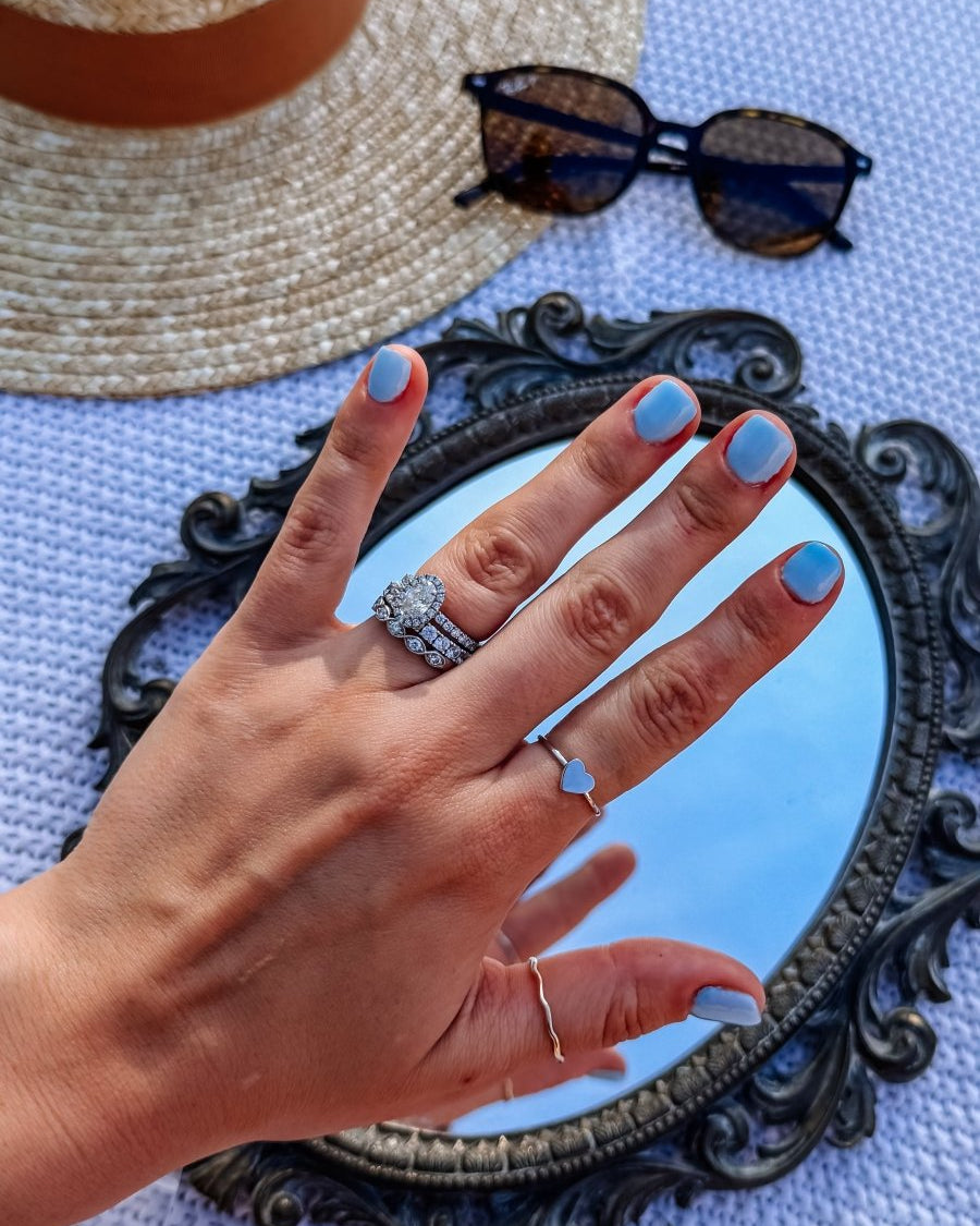 Westby Silver Heart Ring - Horseshoe J & Co.