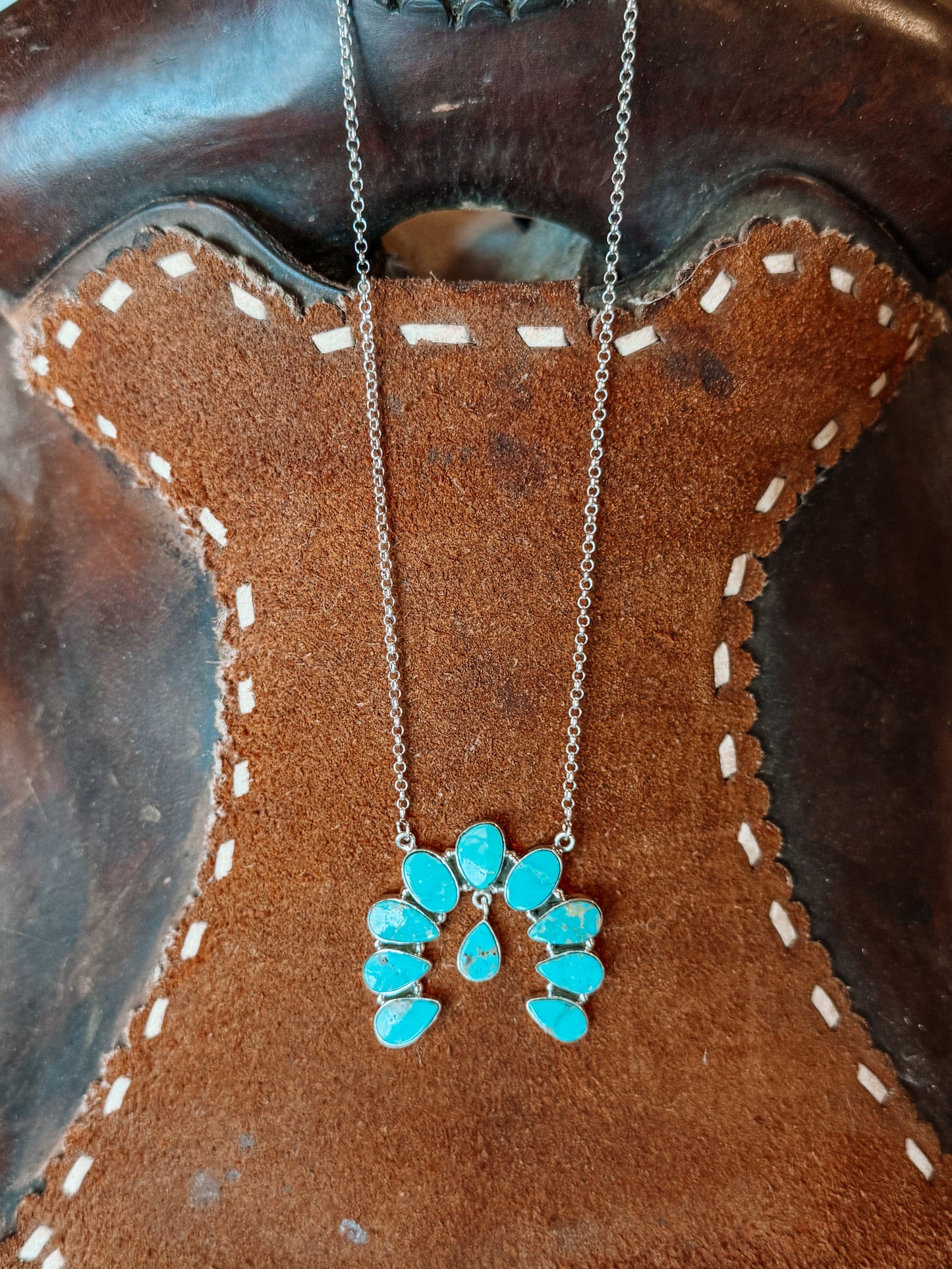 Jamestown Turquoise Naja Necklace