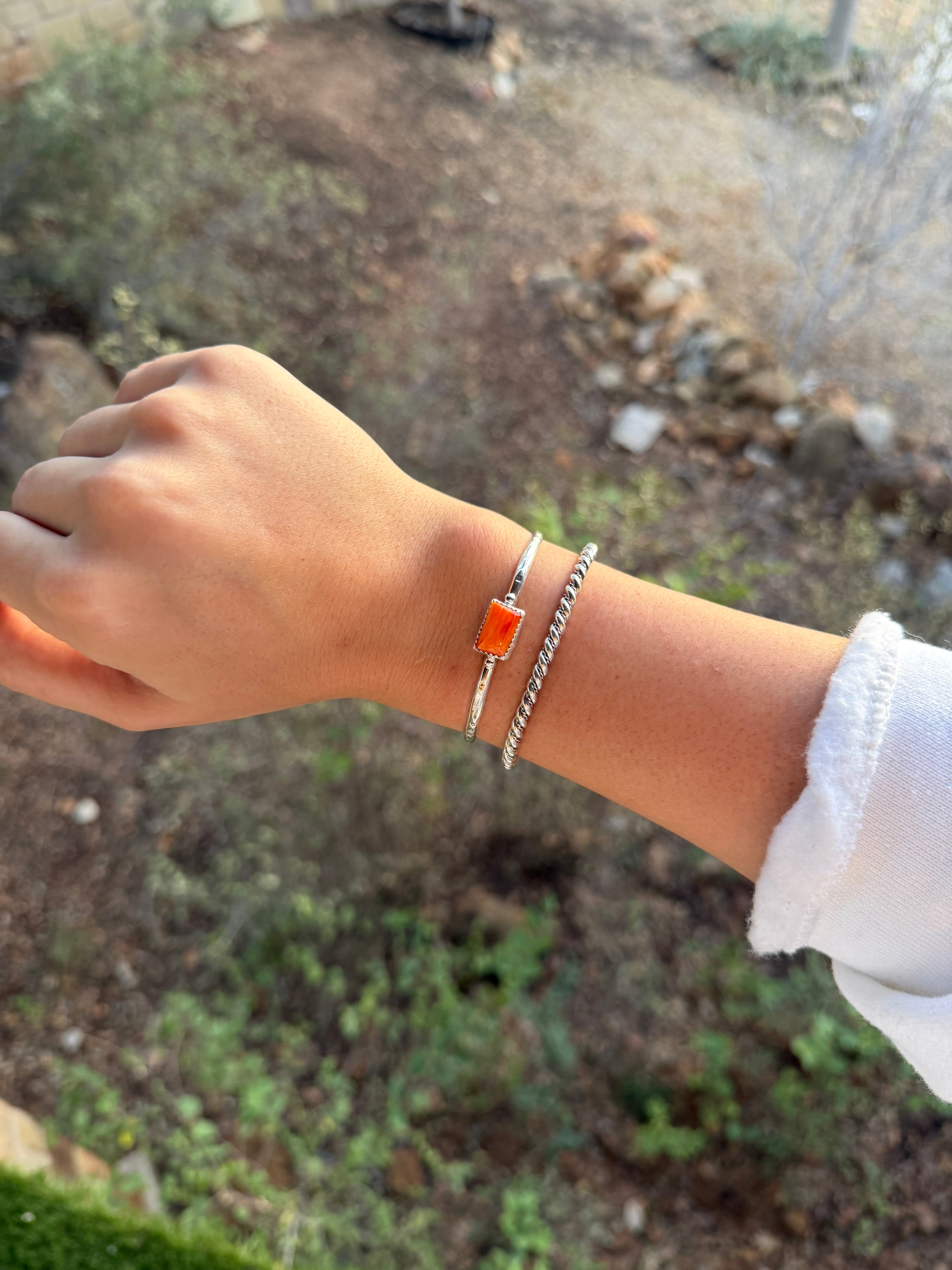 Sterling Silver Twist Cuff