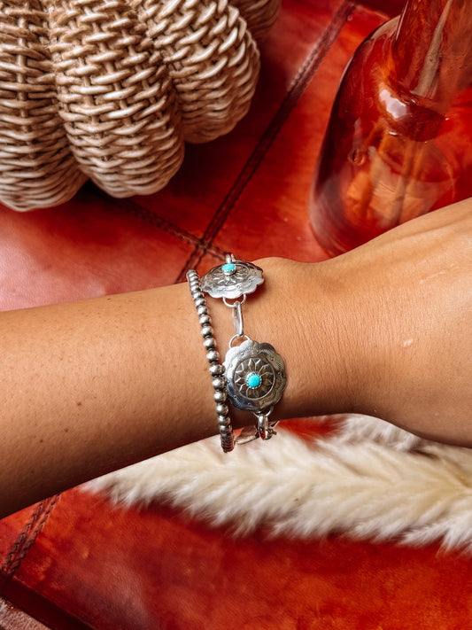 Blair Turquoise Concho Bracelet