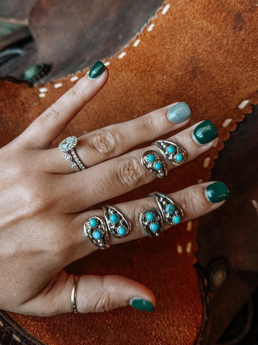 Peetz Turquoise Wrap Adjustable Ring