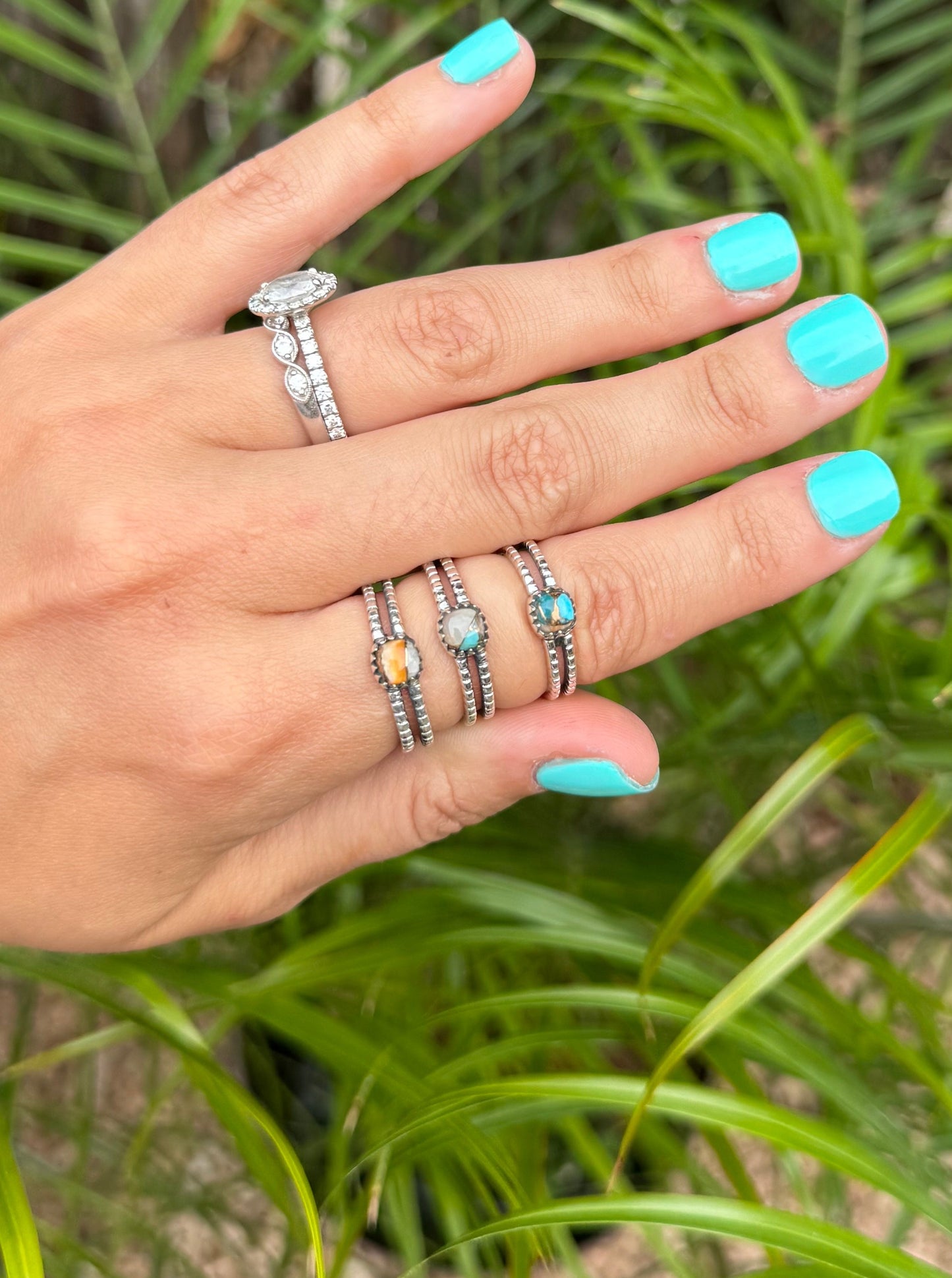 Lily Spiny/Turquoise Ring