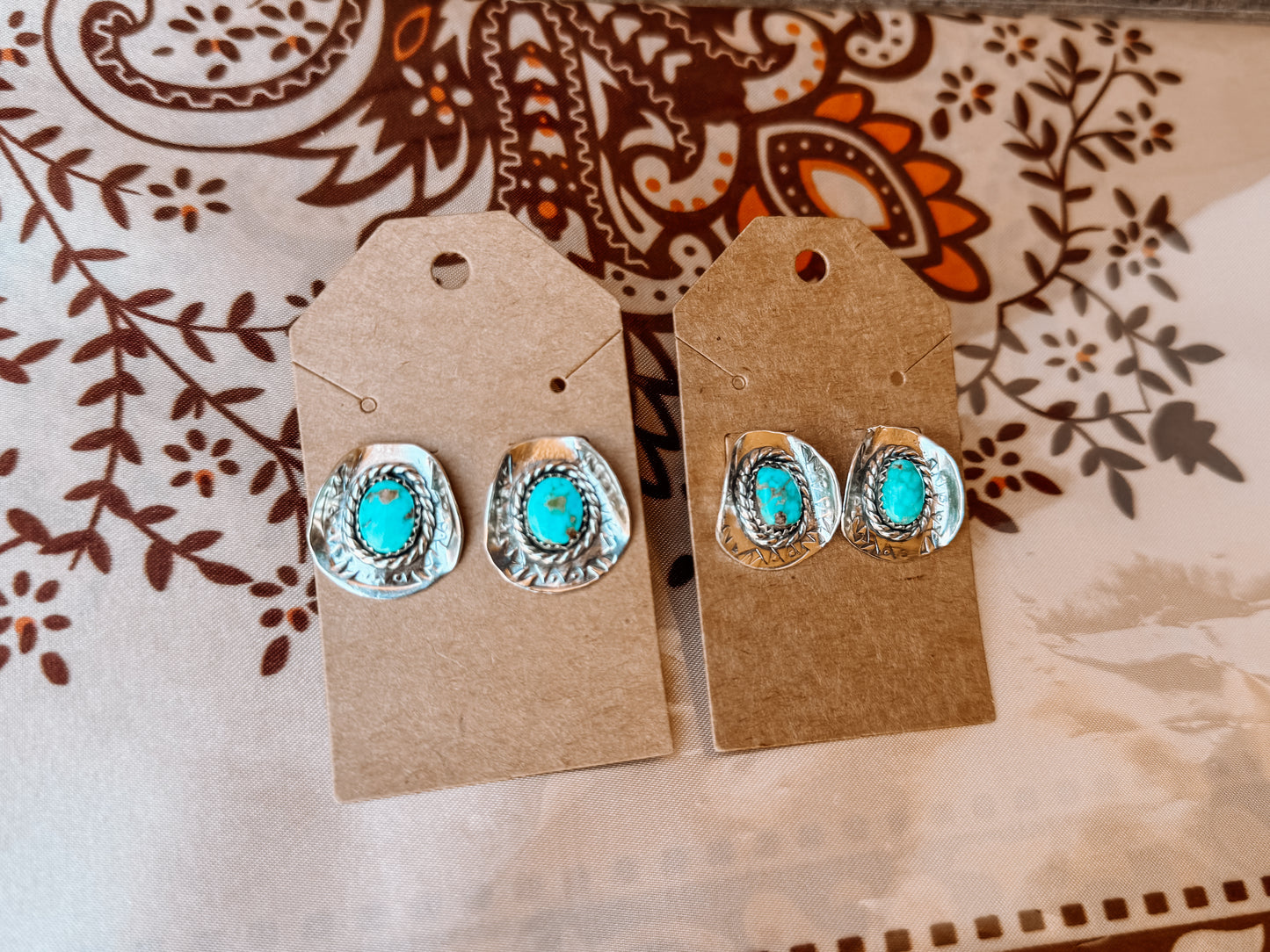 Turquoise Cowboy Hat Studs