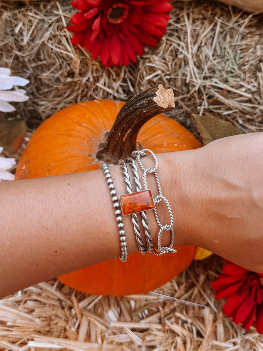 Bamboozle Coral Cuff