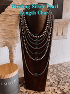 18" 12mm Sterling Silver Pearl Necklace - Horseshoe J & Co.