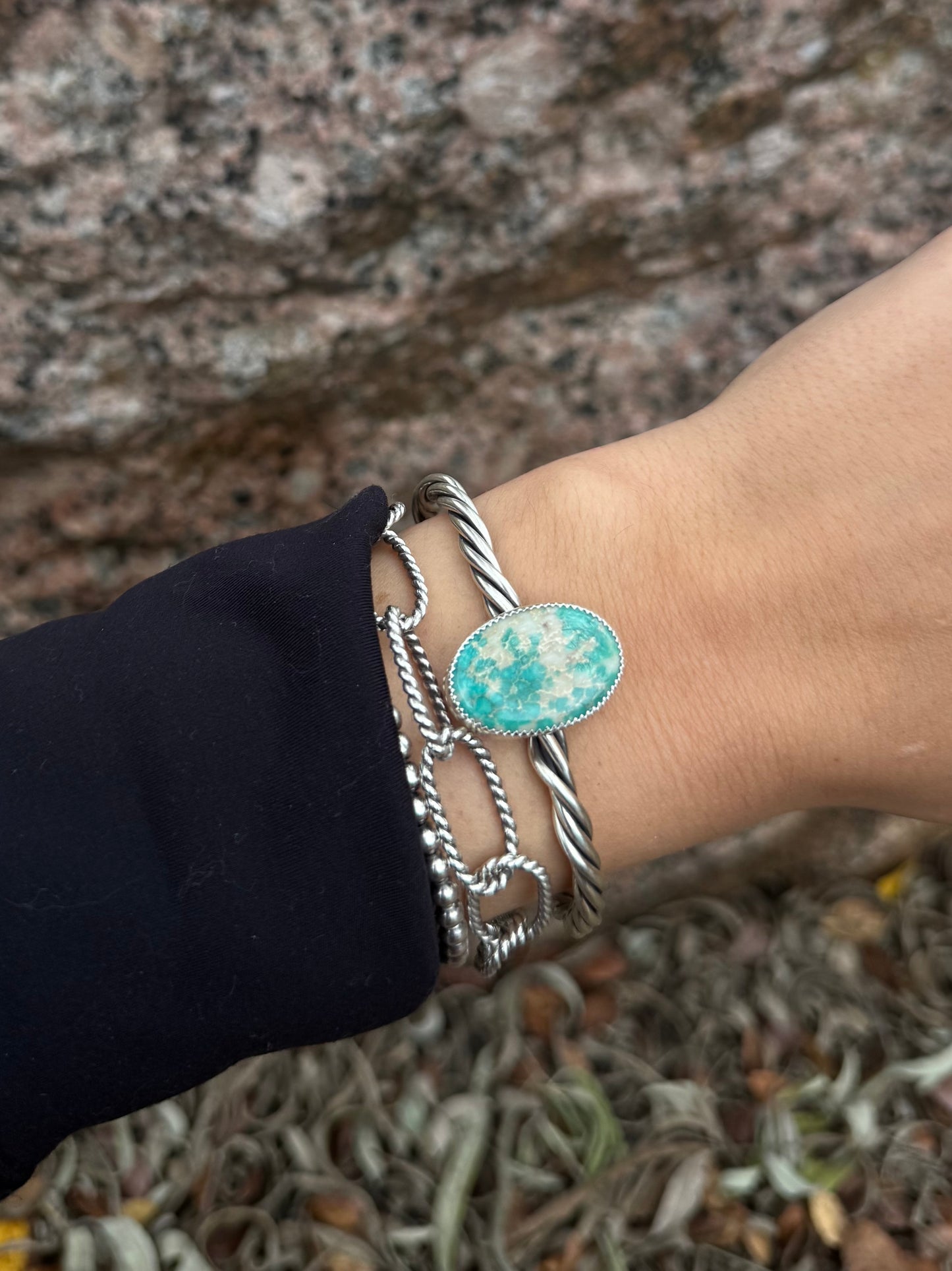 Tillie Turquoise Cuff Bracelet