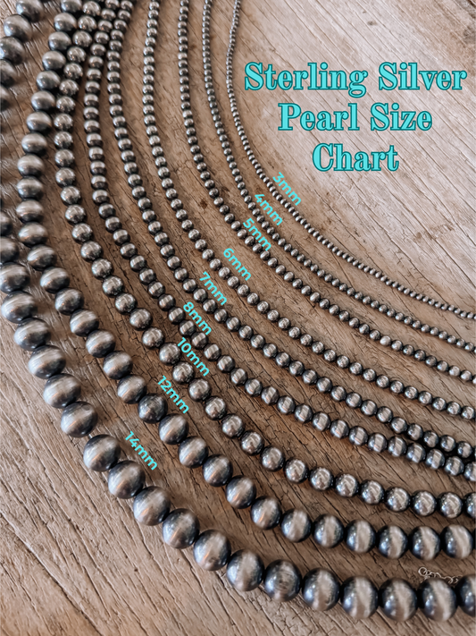 5mm Sterling Silver Pearl Necklace