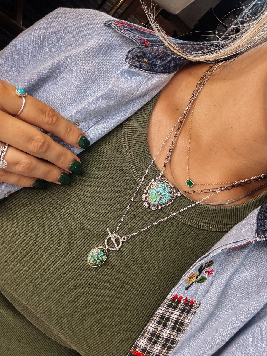 22" Toggle Clasp Necklace (Imperfect/Discounted) - Horseshoe J & Co.