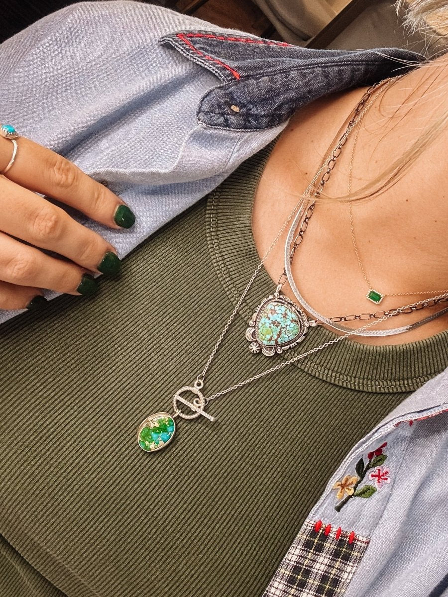 22" Toggle Clasp Necklace (Imperfect/Discounted) - Horseshoe J & Co.