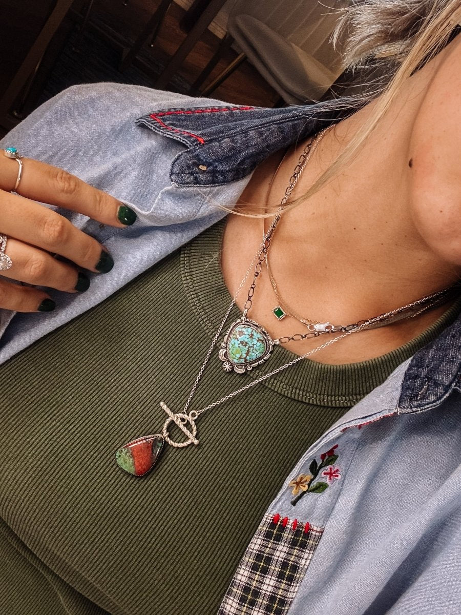 22" Toggle Clasp Necklace (Imperfect/Discounted) - Horseshoe J & Co.