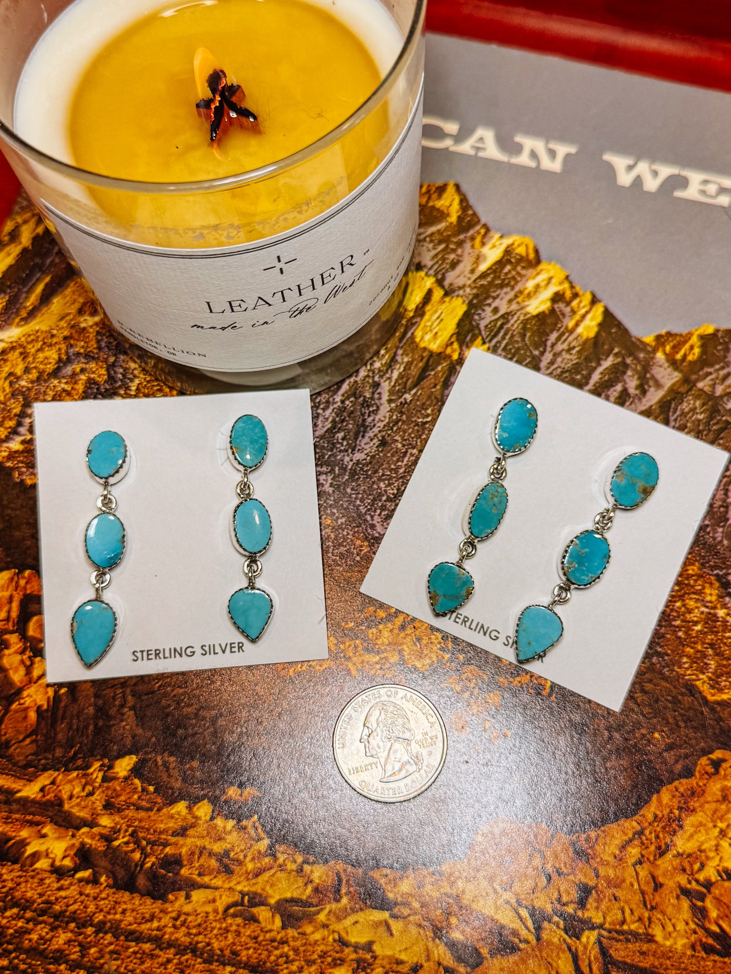 Rockford Turquoise Earrings