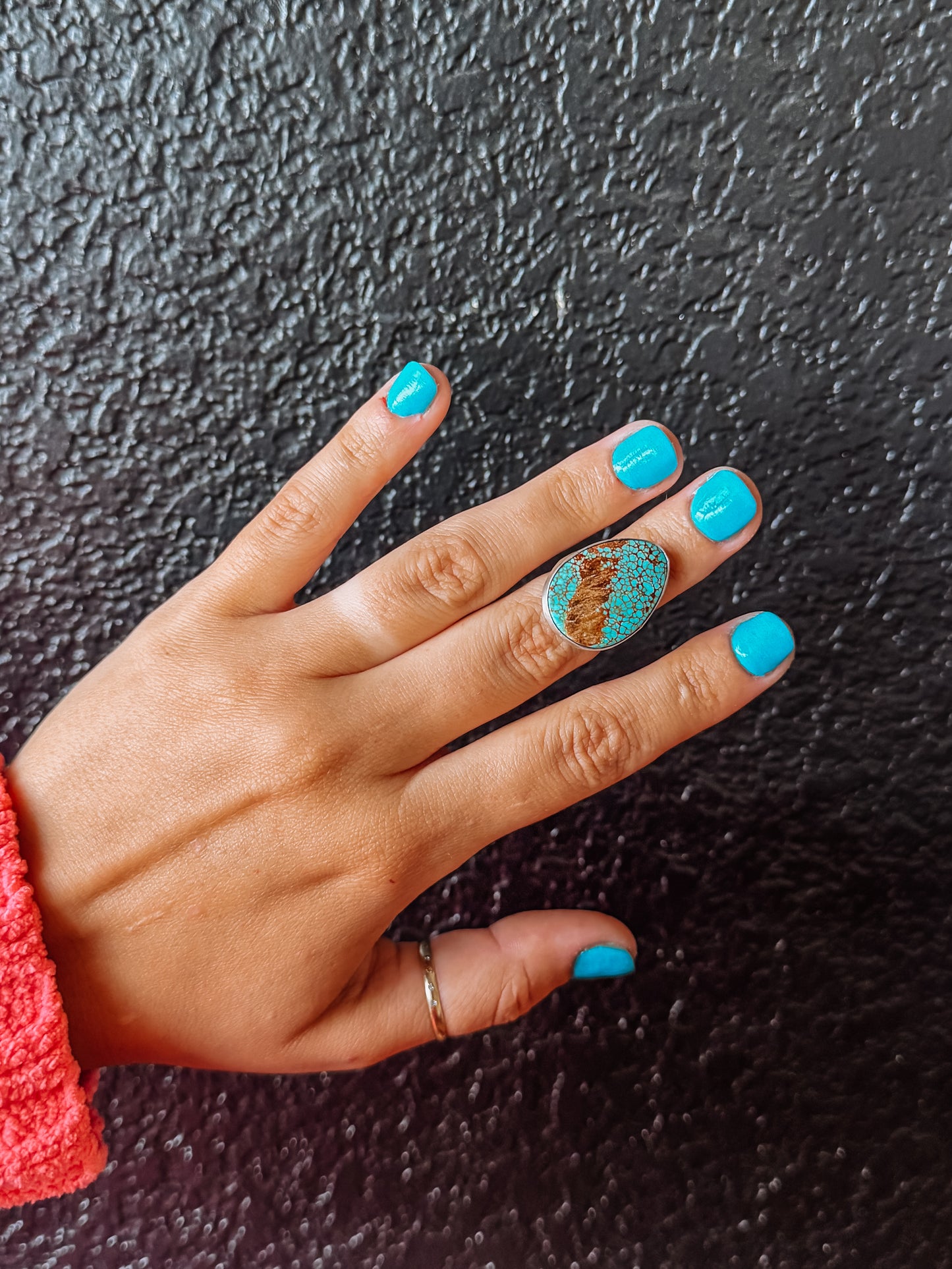 Hefty #8 Turquoise Ring