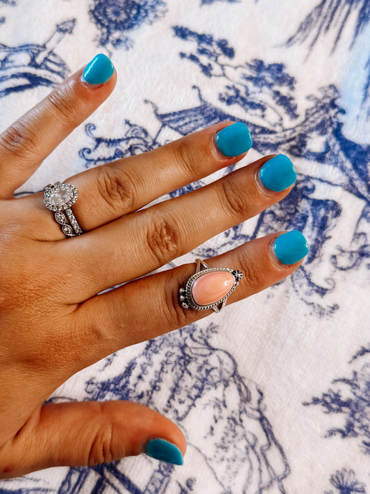 Palacios Pink Conch Ring