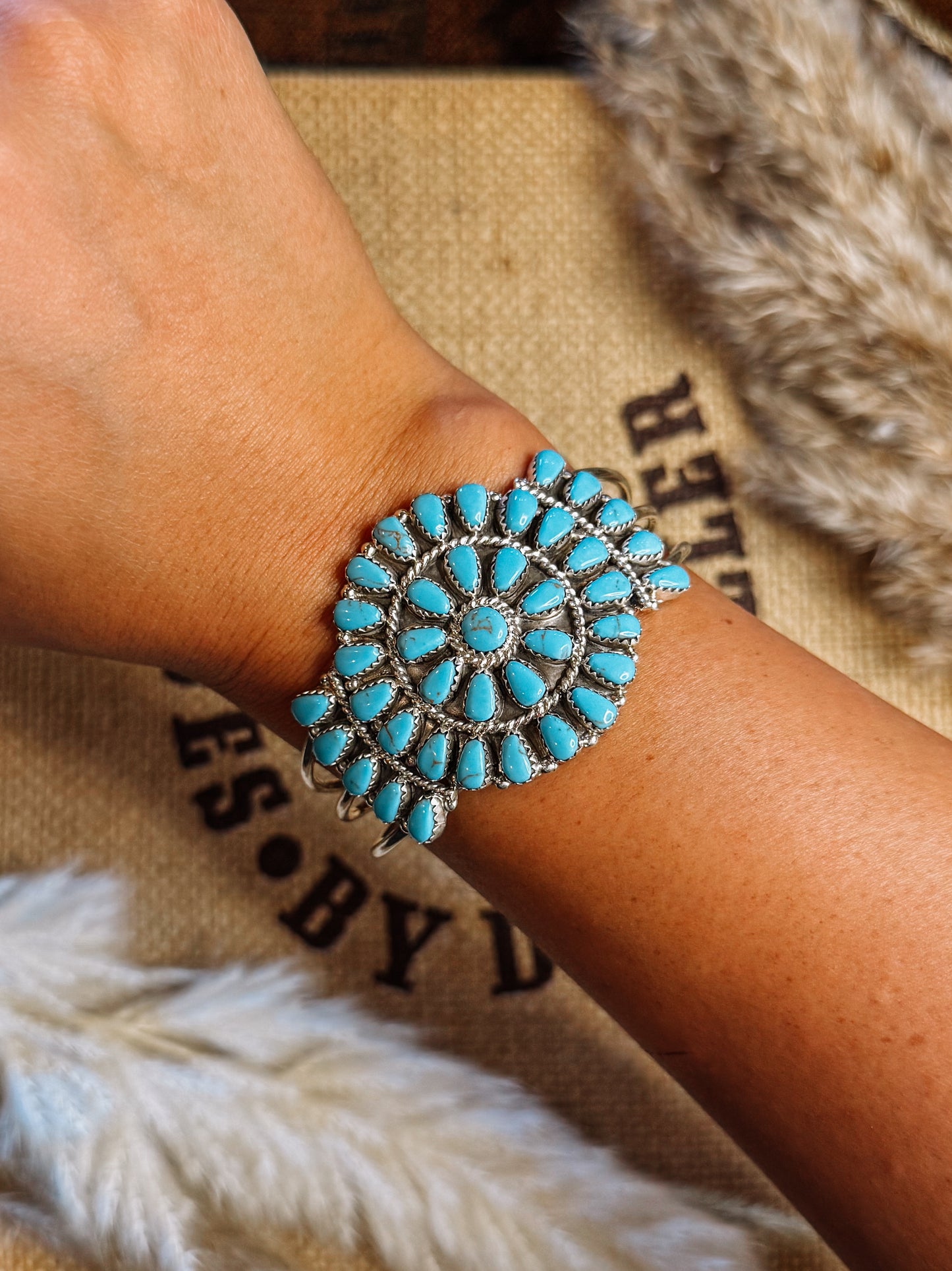 Chacon Turquoise Cuff Bracelet